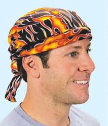 Cooling Bandoorag Skull Cap | Doo Rag | Water Activated with Cooling Crystals | Hand Washable And Reusable | Unisex